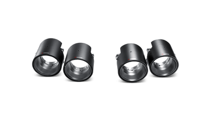 Akrapovič Porsche 958 Cayenne Carbon Tail Pipe Set (Inc. Cayenne, S, GTS & Turbo) - ML Performance EU