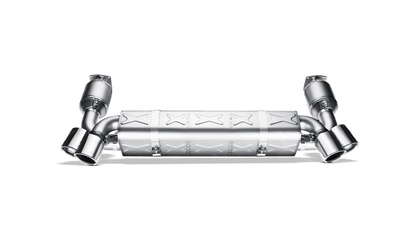Akrapovič Porsche 997 911 Turbo Slip-On Line Titanium Exhaust System With 100 cpsi Cats - ML Performance EU