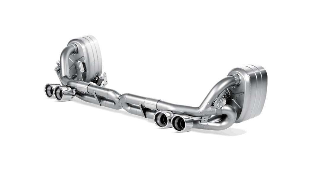 Akrapovič Porsche 997 DFI 911 Slip-On Line Titanium Optional Collector (Inc. Carrera, Carrera S, Carrera Cabriolet GTS & Targa 4S) - ML Performance EU