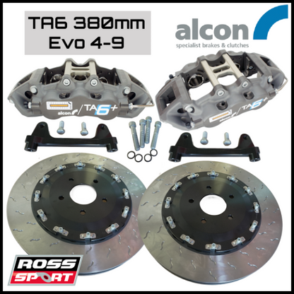 Alcon G/TA6-F-380-EVO4-9 380mm TA6 Front Brake Kit - Evo 4-9