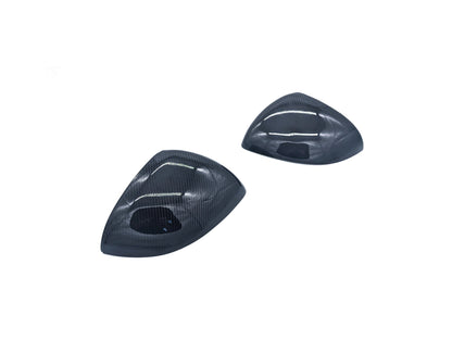 Basic Carbon Mercedes-Benz W206 W223 Dry Carbon Fibre Mirror Covers (Inc. C200, C300, S450 & S500)