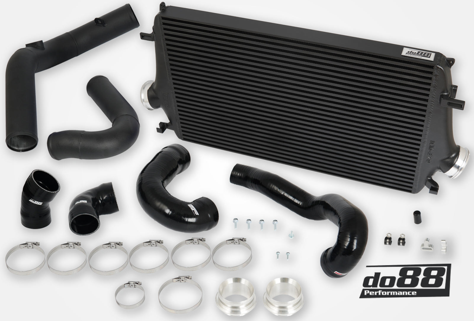 DO88 BIG-330-S BigPack SAAB 9-5 2.8t V6 2010-2011, Black hoses