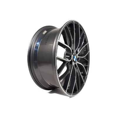 Genuine BMW 36116796264 F32 F30 F33 Gloss-Turned Light Alloy Rim 8JX20 ET:36 - Front (Inc. 328i, 430d & 318i) | ML Performance EU Car Parts