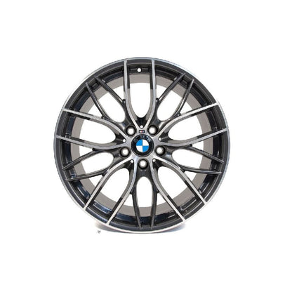 Genuine BMW 36116796264 F32 F30 F33 Gloss-Turned Light Alloy Rim 8JX20 ET:36 - Front (Inc. 328i, 430d & 318i) | ML Performance EU Car Parts