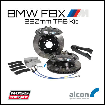 Alcon G/TA6-F-380-F8XM 380mm TA6 Front Brake Kit - BMW F8X M Cars