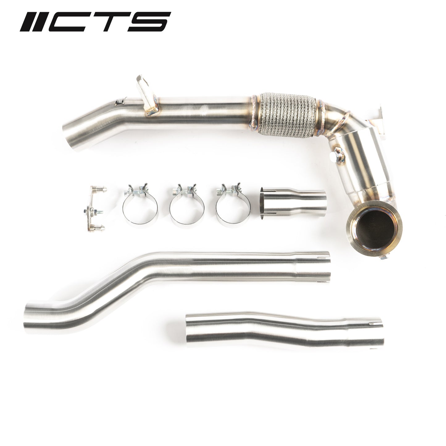 CTS Turbo CTS-EXH-DP-0056-CAT Turbo EVO4 AWD High-Flow CAT MK8 VW Golf R/8Y Audi S3