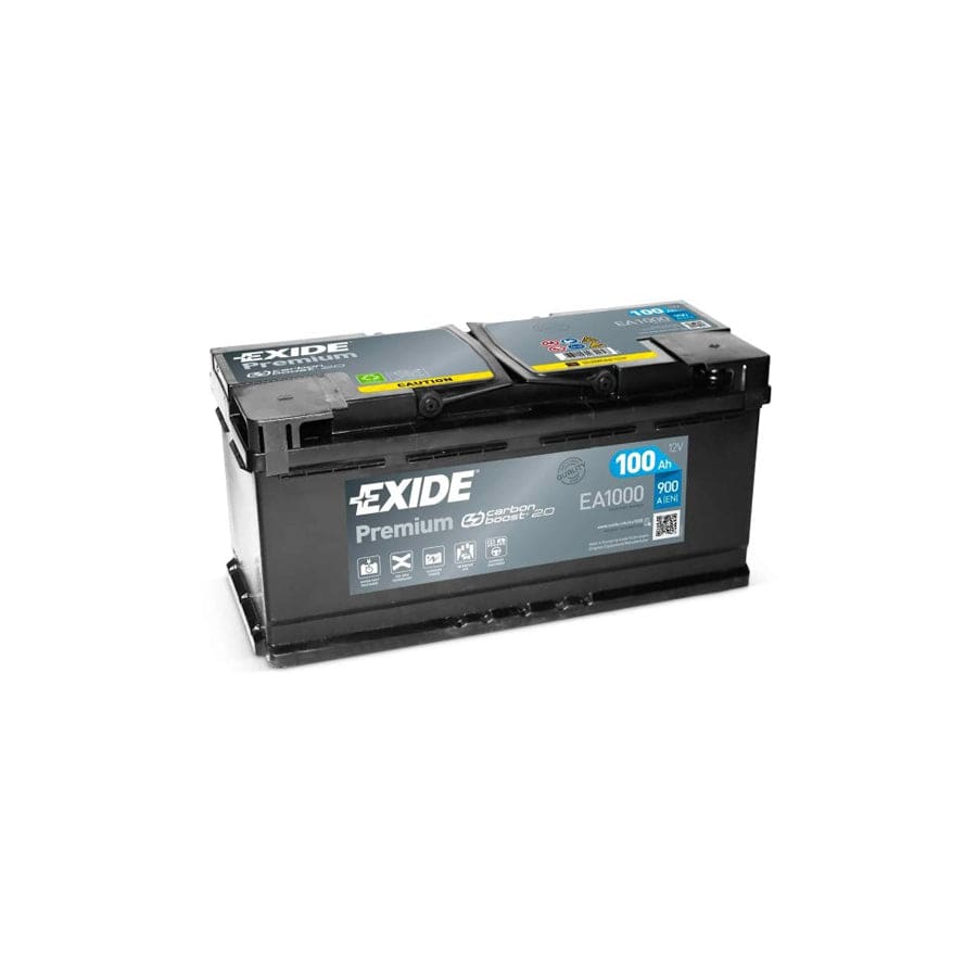 Exide Premium 017 / 019 (100Ah) Car Battery - 5 Year Guarantee | ML Performance EU Car Parts