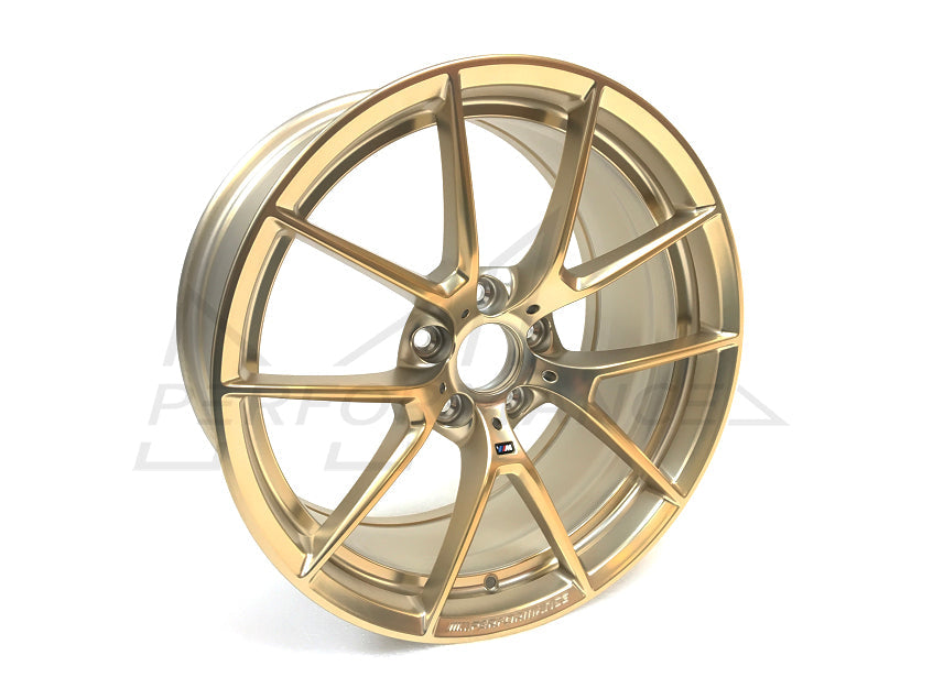 Genuine BMW F87 M Performance Frozen Gold 19" Y-spoke 763M Rear Wheel (M2 & M2 Competition) - ML Performance EU