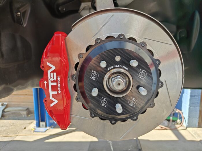 VTT-BMW-TESLA-FRONT-BRAKE-1 VTTEV Tesla Model 3/Y Range Extending / Performance Ultimate Lightweight Front Brake Kit