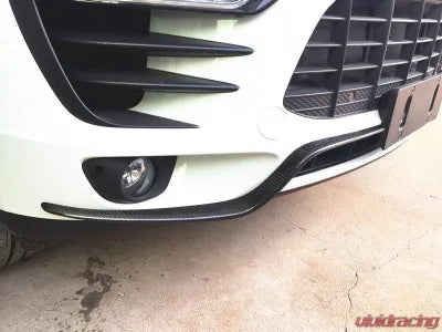 Vivid Racing VR-MACAN-600 VR Aero Carbon Fiber Front Bumper Canards Porsche Macan 2014-2017