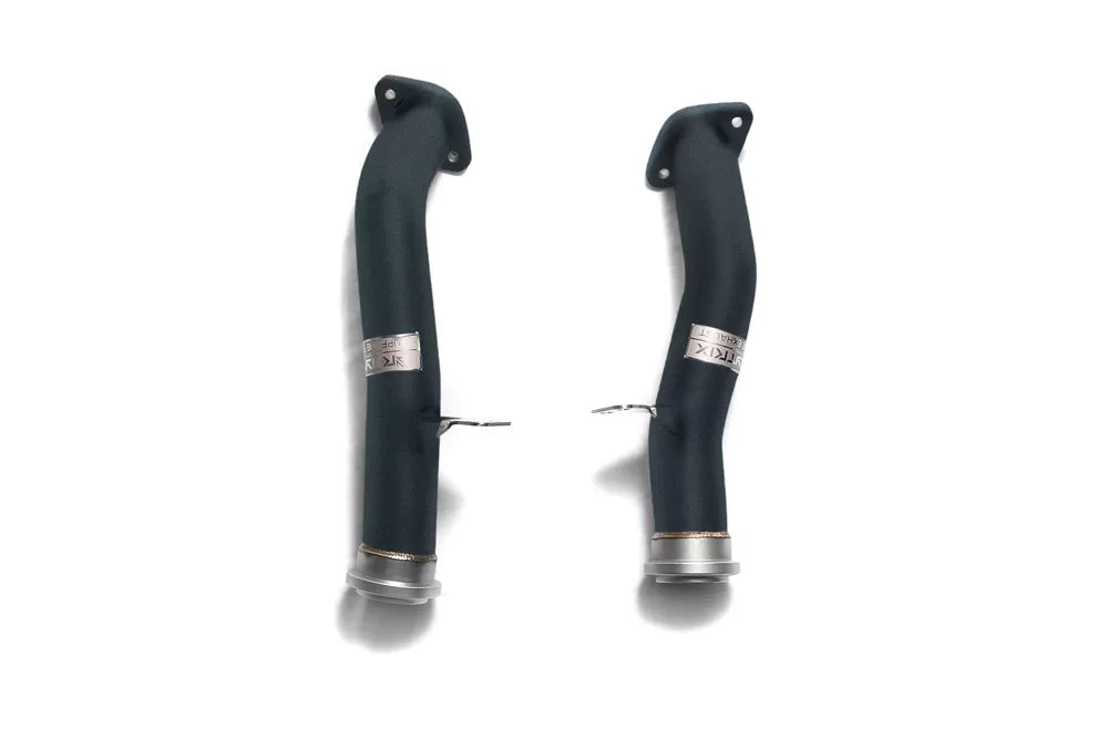 Ceramic Coated Race Downpipe with Cat-Simulator Mercedes-Benz LHD W205 2015-2021 | ML Performance Car Parts