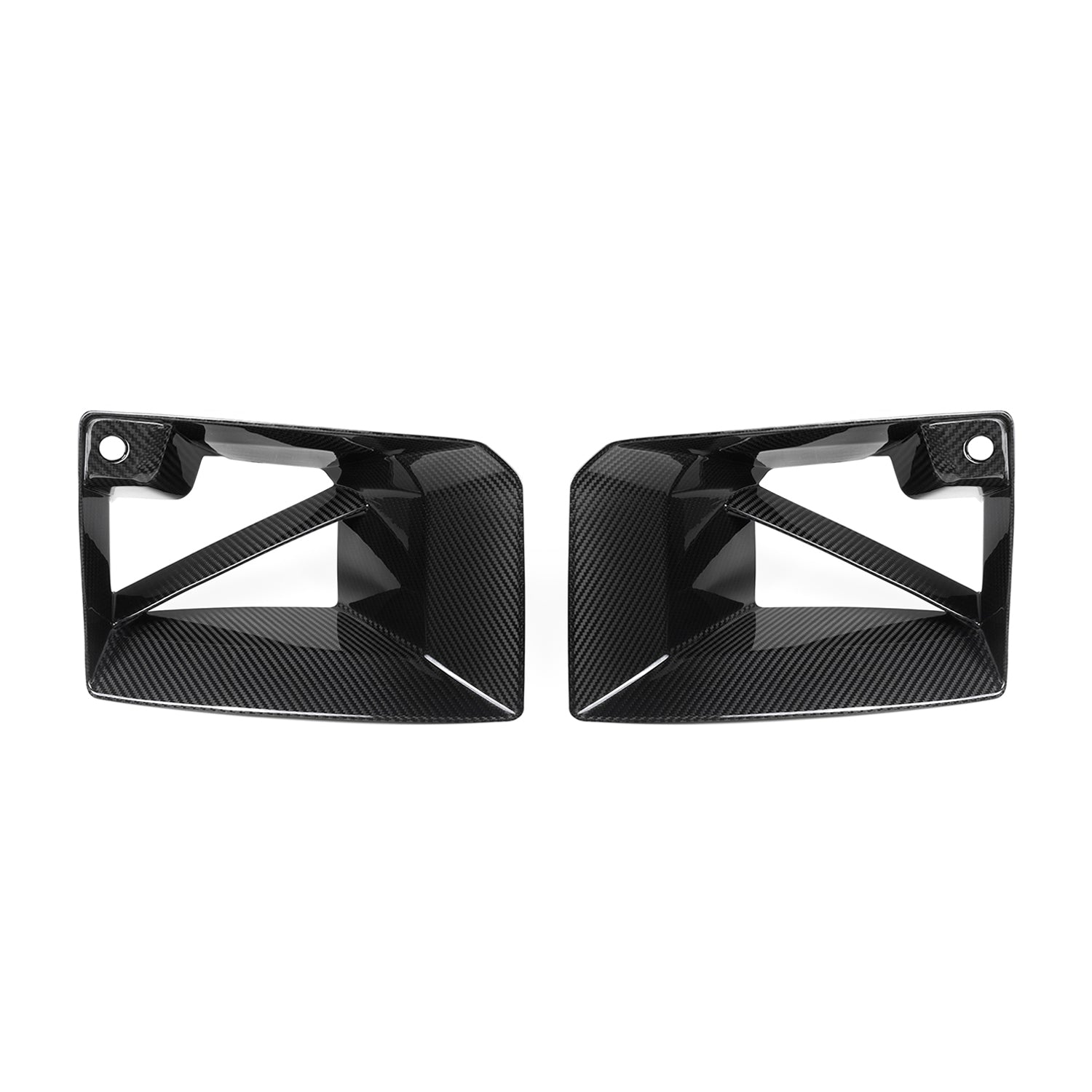 MHCP-G87-CF-FD001 BMW M2 G87 Performance Style Front Ducts In Pre Preg Gloss Carbon Fibre (G87) | ML Performance Car Parts