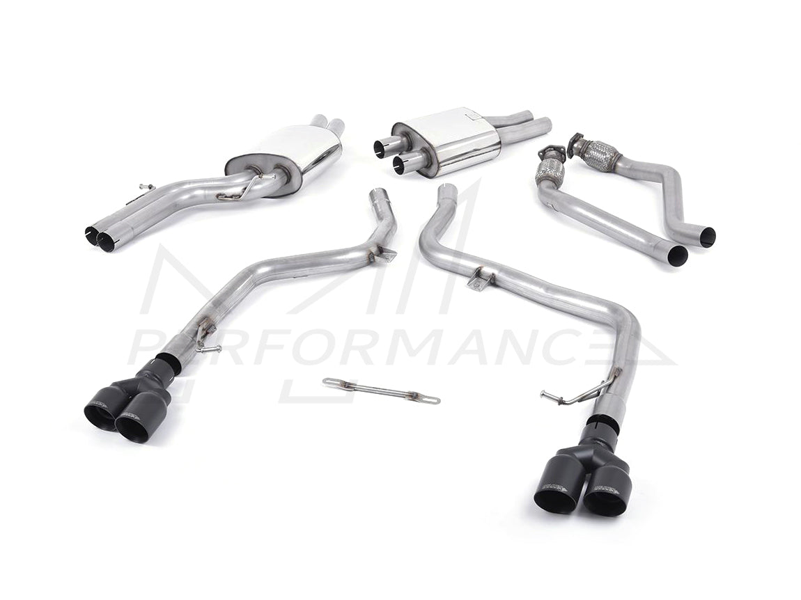 MillTek Audi B8 S4 Race Cat-Back Exhaust - ML Performance EU