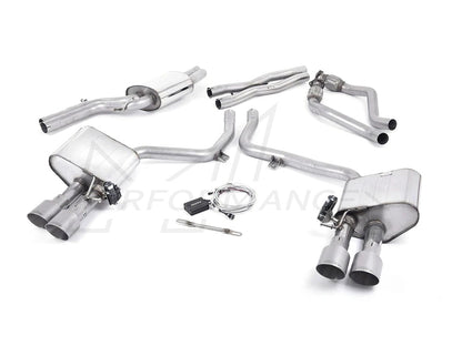 MillTek Audi B8.5 Valved Cat-Back Exhaust (S4 & S5) - ML Performance EU