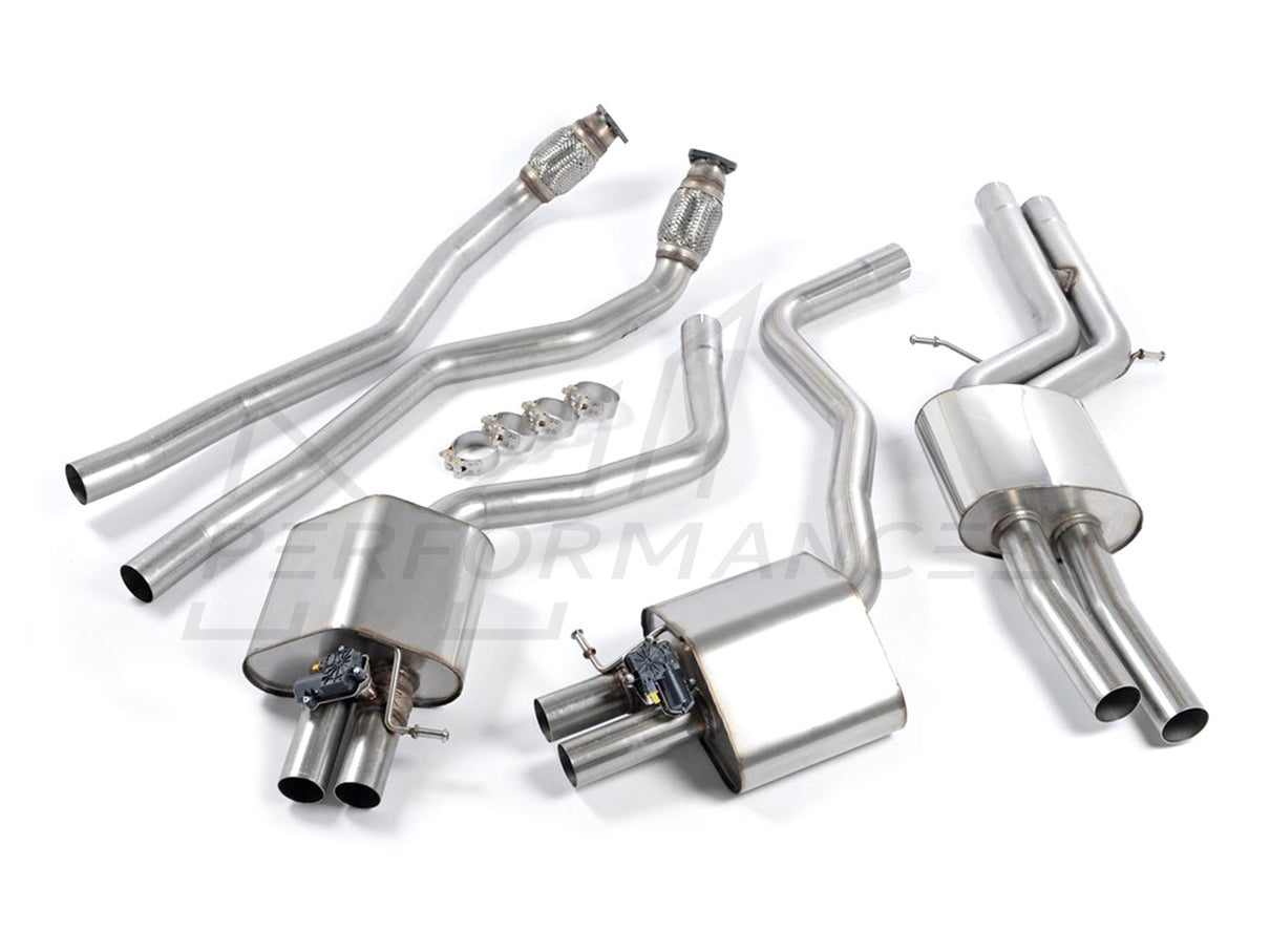 MillTek Audi C7 Non-Resonated Cat-Back Exhaust (RS6 & RS7) - ML Performance EU