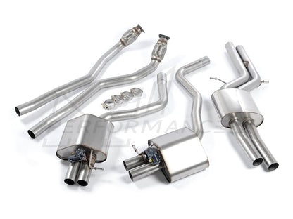 MillTek Audi C7 Non-Resonated Cat-Back Exhaust (RS6 & RS7) - ML Performance EU