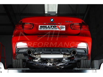 MillTek BMW N20 3" Full Exhaust System 3 Series F30 328i M sport - ML Performance EU