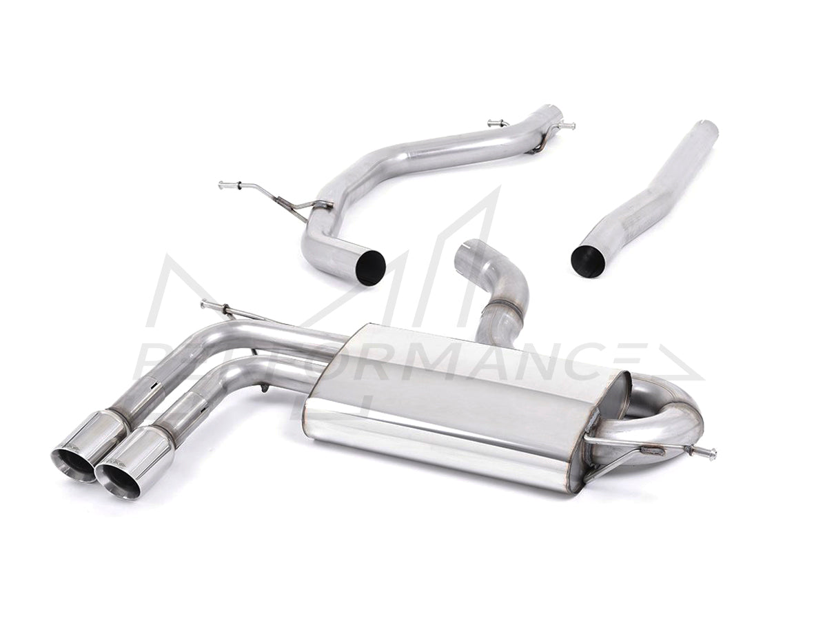 MillTek Volkswagen Golf MK6 Non-Resonated Cat-Back Exhaust - ML Performance EU