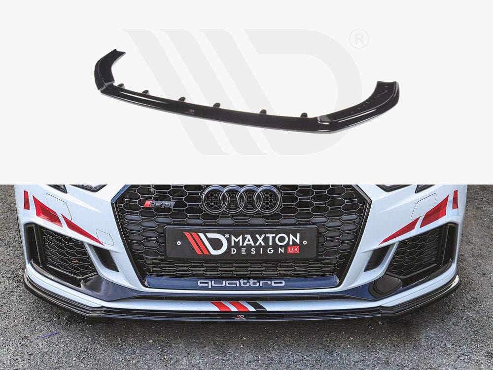 Maxton Design Audi 8V.5 RS3 Sportback Front Splitter V.1 - ML Performance EU