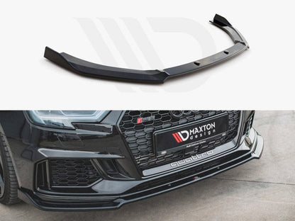 Maxton Design Audi 8V.5 RS3 Sportback & Saloon Front Splitter V.3 - ML Performance EU