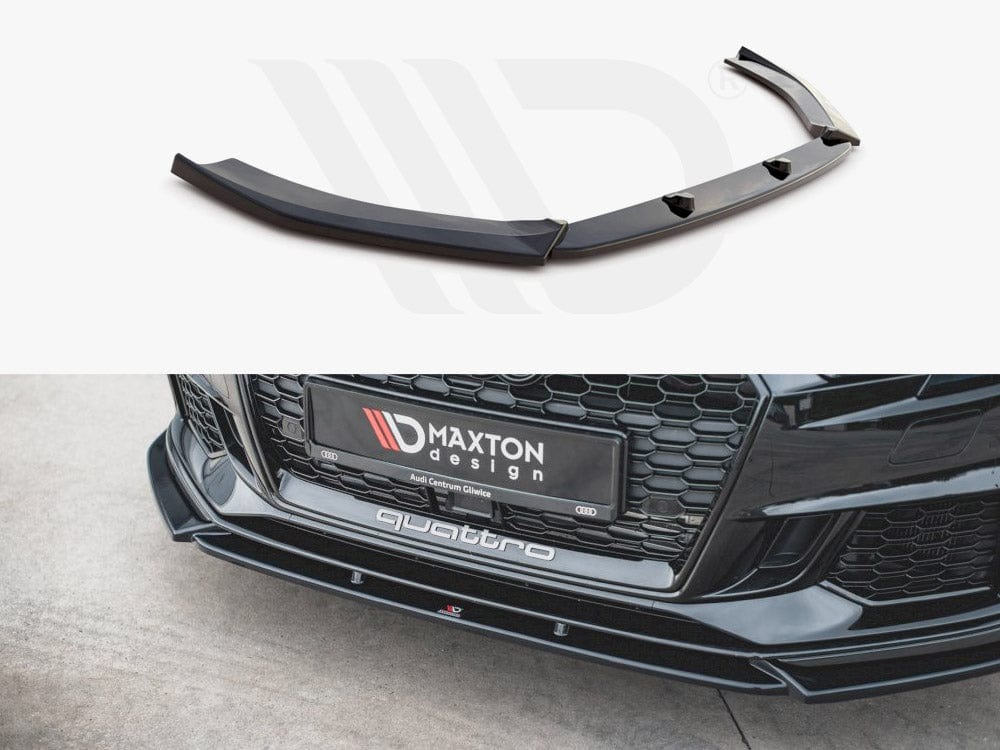 Maxton Design Audi 8V.5 RS3 Sportback & Saloon Front Splitter V.4 - ML Performance EU