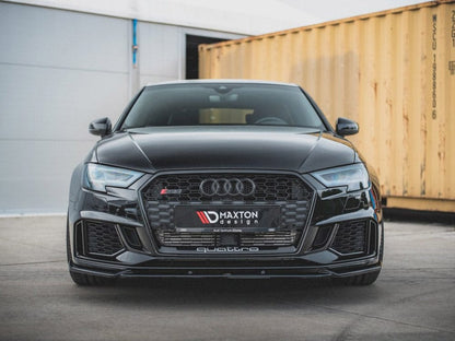 Maxton Design Audi 8V.5 RS3 Sportback & Saloon Front Splitter V.4 - ML Performance EU
