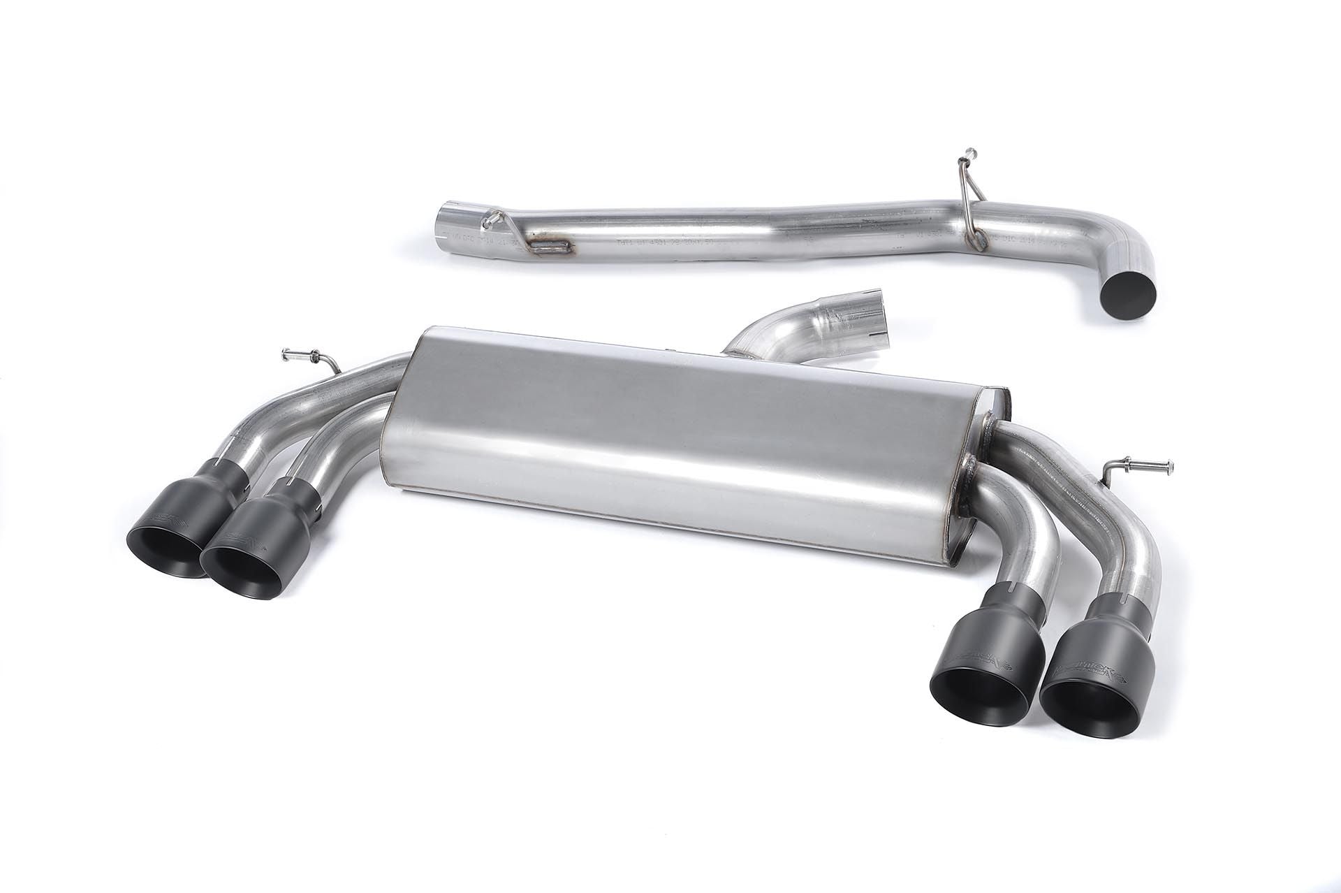 MillTek Audi 8V S3 Non-Resonated Cat-Back Exhaust (Non-Valved) - ML Performance EU
