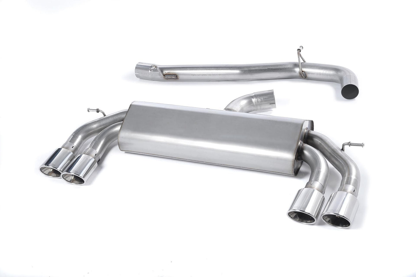 MillTek Audi 8V S3 Non-Resonated Cat-Back Exhaust (Non-Valved) - ML Performance EU