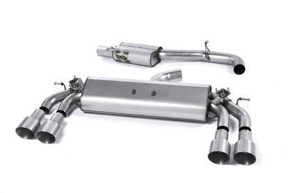 MillTek Audi 8V S3 Resonated Cat-Back Exhaust (Sportback) - ML Performance EU