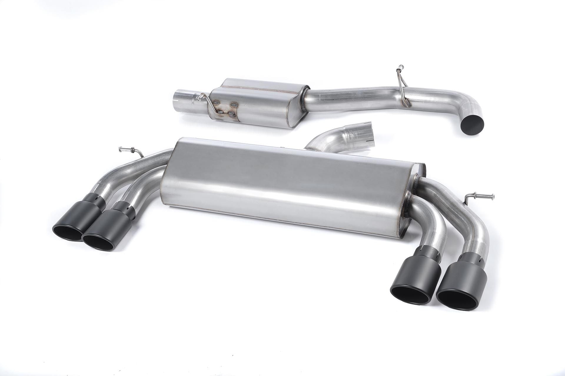 MillTek Audi 8V S3 Resonated Cat-Back Exhaust (Non-Valved) - ML Performance EU