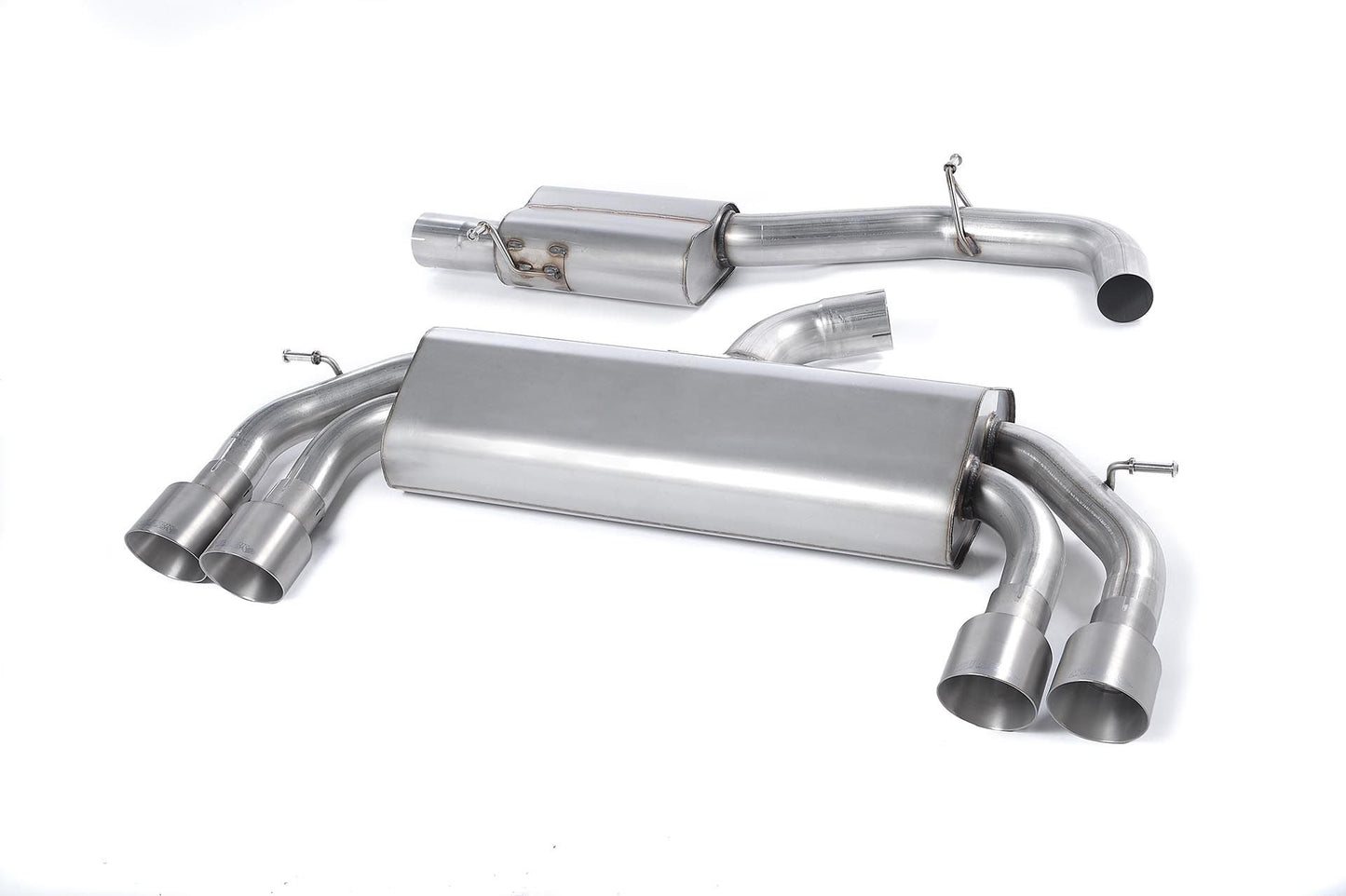 MillTek Audi 8V S3 Resonated Cat-Back Exhaust (Non-Valved) - ML Performance EU