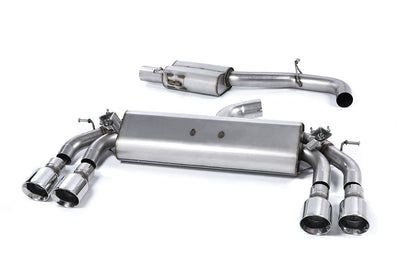 MillTek Audi 8V S3 Resonated Cat-Back Exhaust (Sportback) - ML Performance EU