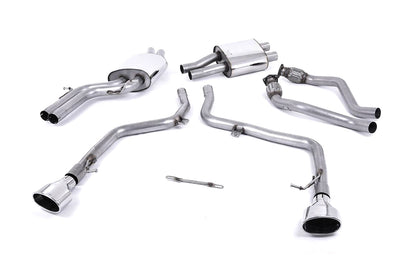 MillTek Audi S5 B8 Non-Resonated Race Cat-Back Exhaust