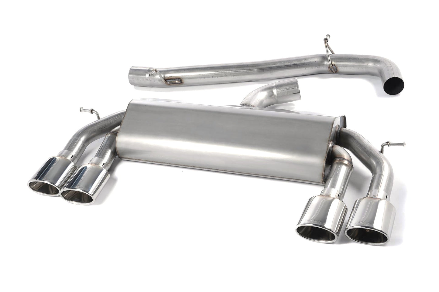 MillTek Volkswagen MK7 Golf R Non-Resonated Cat-Back Exhaust