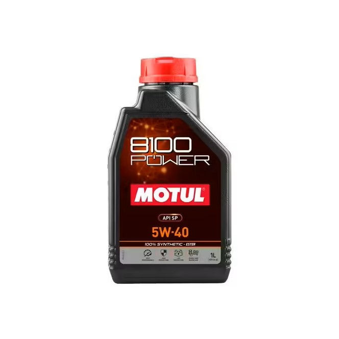 Motul 8100 Power 5w-40 Fully Synthetic Car Engine Oil 1l - ML Performance EU