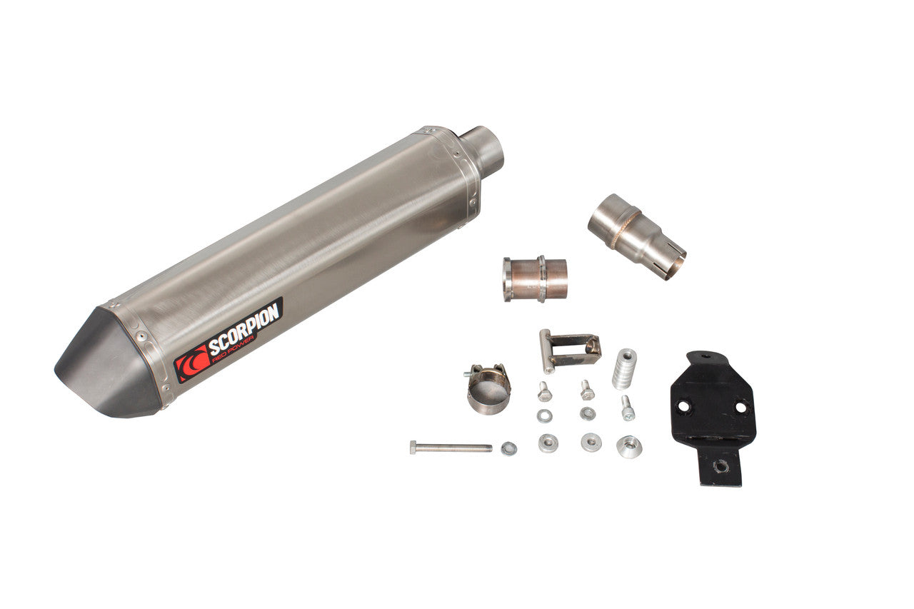 Scorpion PI180SEO Serket Slip-on - Stainless Steel Sleeve - MP3 400/400LT(2008-2013) 500/500LT(2008-2016)