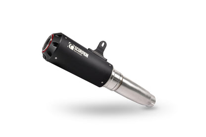 Scorpion PKA147BCER Red Power Slip-on Black Ceramic Coated Sleeve - Ninja H2 SX - 2022