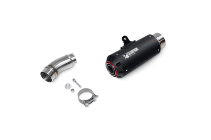 Scorpion PKA148BCER Red Power Slip-on Black Ceramic Coated Sleeve - Ninja ZX-10R - 2021