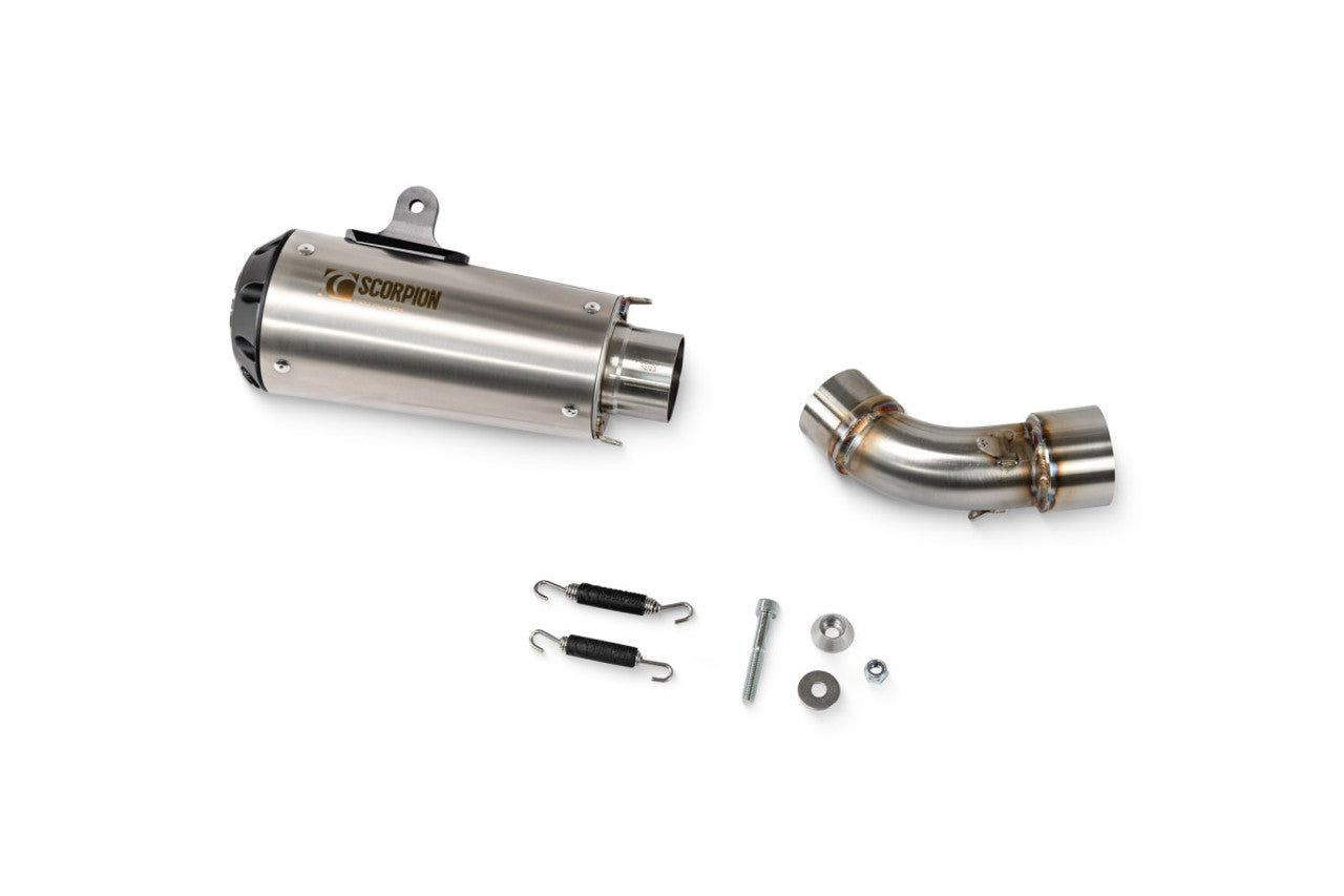 Scorpion PKT96TEO Red Power Slip-on Titanium Sleeve - KTM 990 Duke - 2024-2025