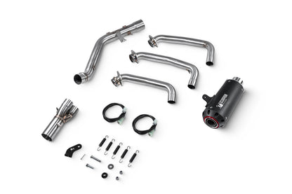 Scorpion PYA130SYSBCER Red Power Full System Black Ceramic Coated Sleeve - MT-09 - 2024