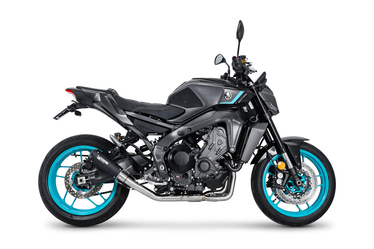 Scorpion PYA130SYSBCER Red Power Full System Black Ceramic Coated Sleeve - MT-09 - 2024