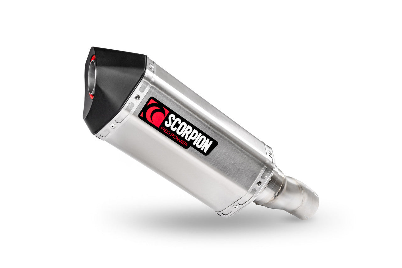 Scorpion RBM81SEO Serket Parallel Slip-on Brushed Stainless Steel Sleeve - S1000 XR - 2020