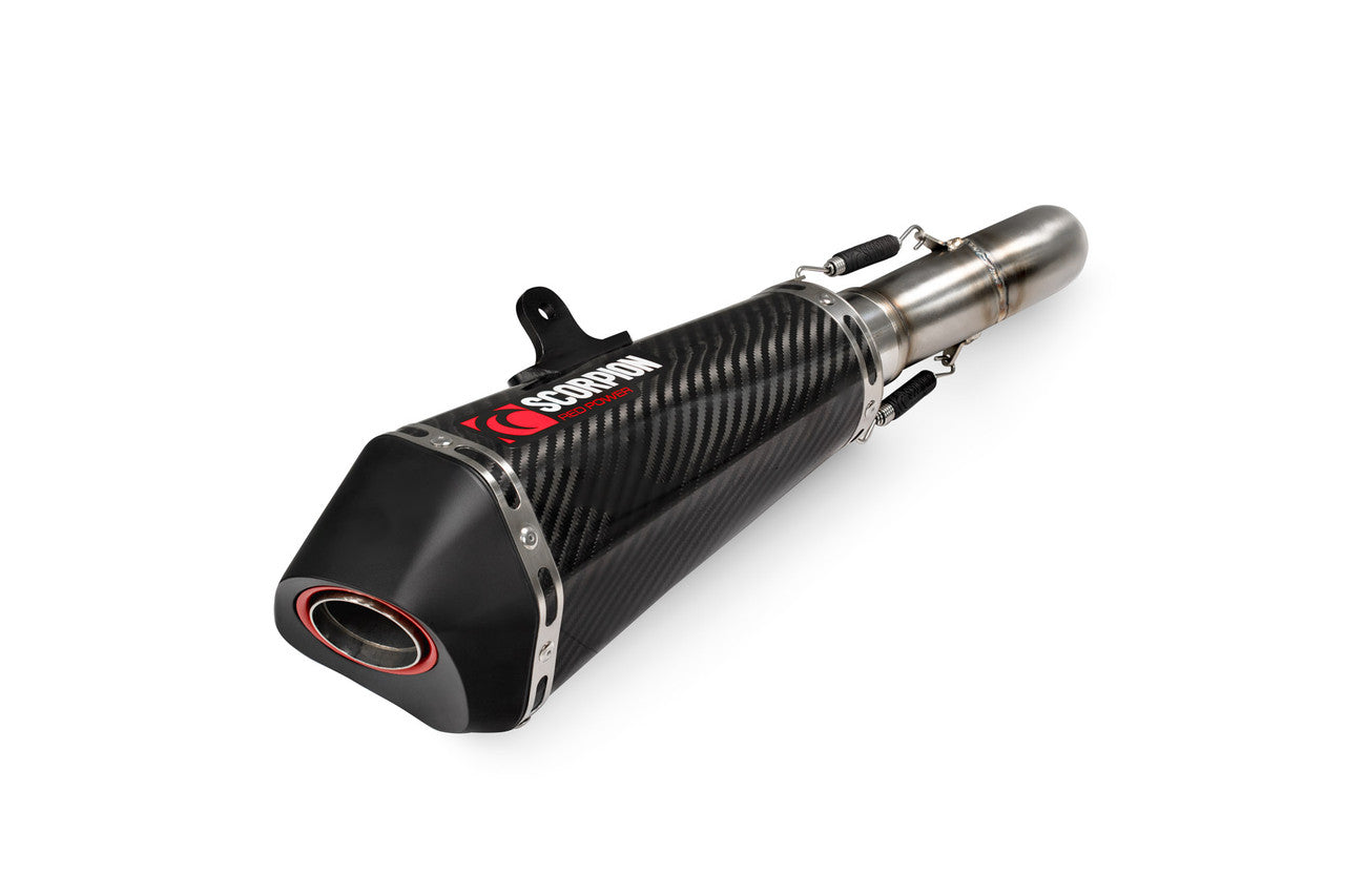 Scorpion RCF50CEO Serket Taper Slip-on Carbon Fibre Sleeve - 650 MT - 2022