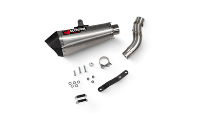 Scorpion RCF50SEO Serket Taper Slip-on Brushed Stainless Steel Sleeve - 650 MT - 2022