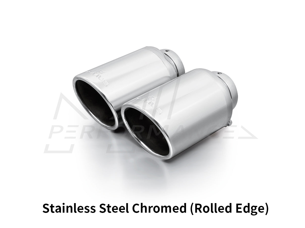 Remus BMWVW F80 F82 F87 Tailpipes (M2, M2 Competition, M3, M4 & MK7 Golf R) - Stainless Steel Chromed-ML Performance EU