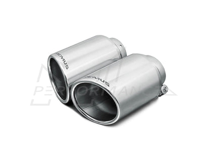 Remus BMW Mini F54 F60 Carbon with Titanium Insert & Chrome Tailpipes (Cooper S Clubman & JCW ALL4) - ML Performance EU