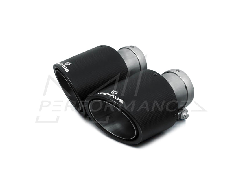 Remus BMW Mini F54 F60 Carbon with Titanium Insert & Chrome Tailpipes (Cooper S Clubman & JCW ALL4) - ML Performance EU