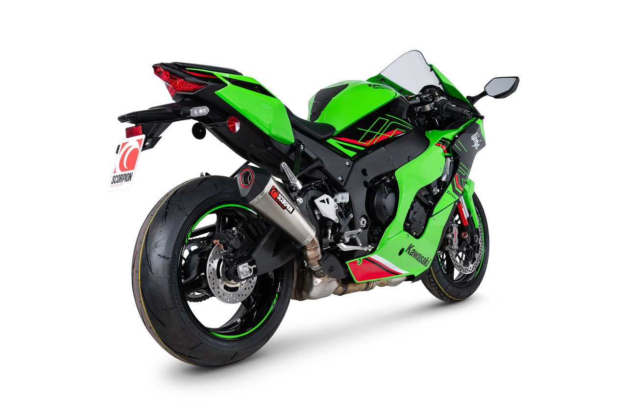 Scorpion RKA148TEO Serket Taper Slip-on Titanium Sleeve - Ninja ZX-10R - 2021