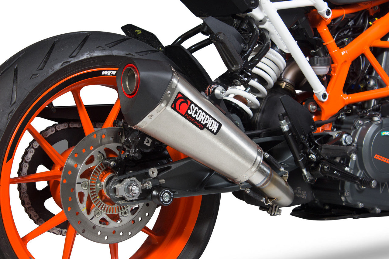 Scorpion RKT83SEO Serket Taper Slip-on - Stainless Steel Sleeve - Duke 390 - 2017 - 2019