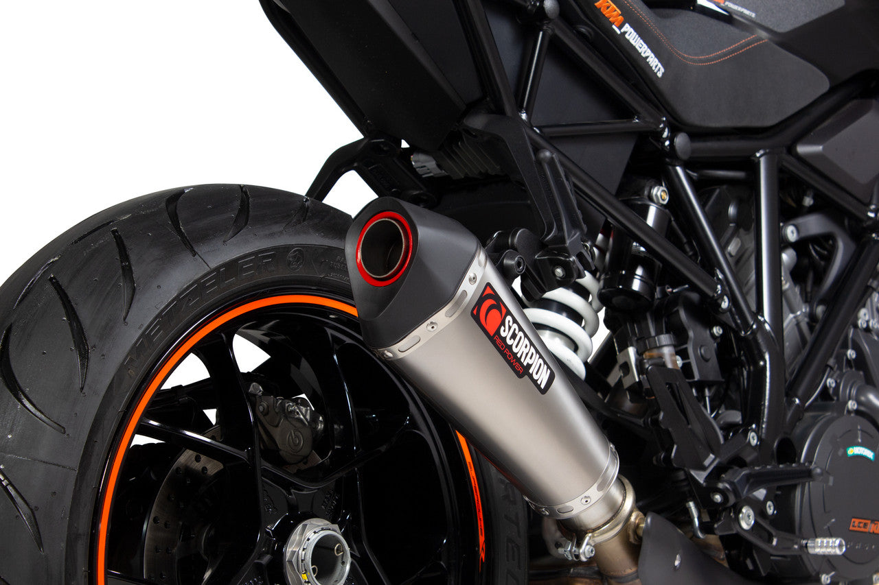 Scorpion RKT90TEO Serket Taper Slip-on - Titanium Sleeve - 1290 Superduke R - 2017 - 2018